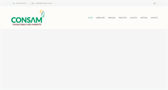Desktop Screenshot of consam.com.br