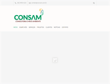 Tablet Screenshot of consam.com.br