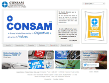 Tablet Screenshot of consam.in